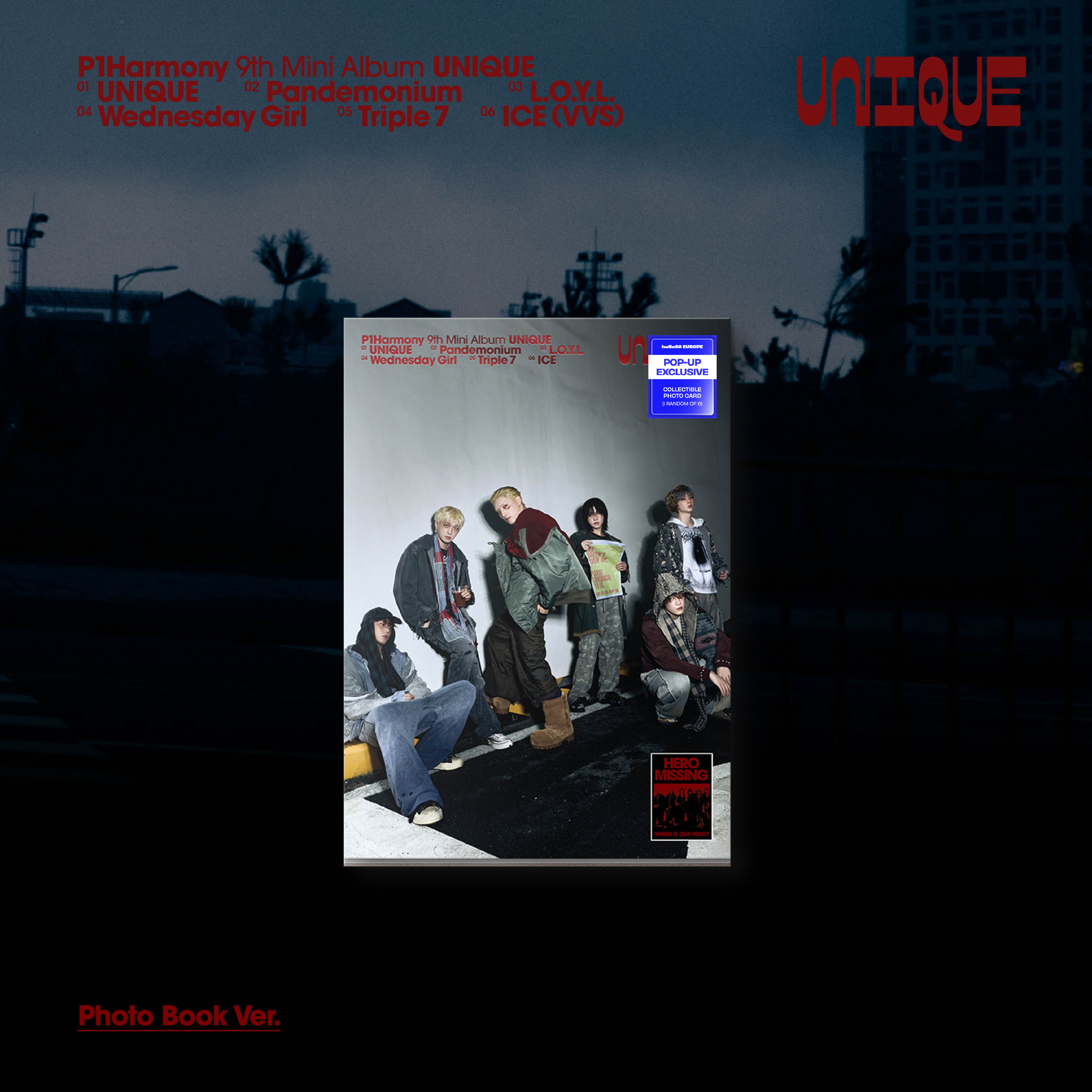 [PREORDER] [hello82] P1Harmony - UNIQUE - Europe Exclusive