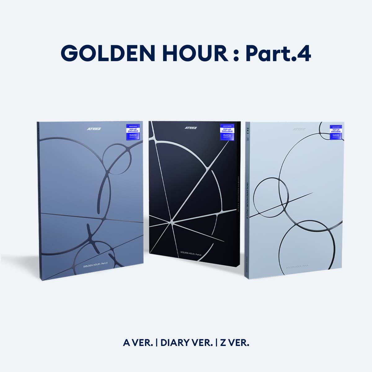 [PREORDER] [hello82] ATEEZ - GOLDEN HOUR : Part.4 - Europe POP-UP Exclusive