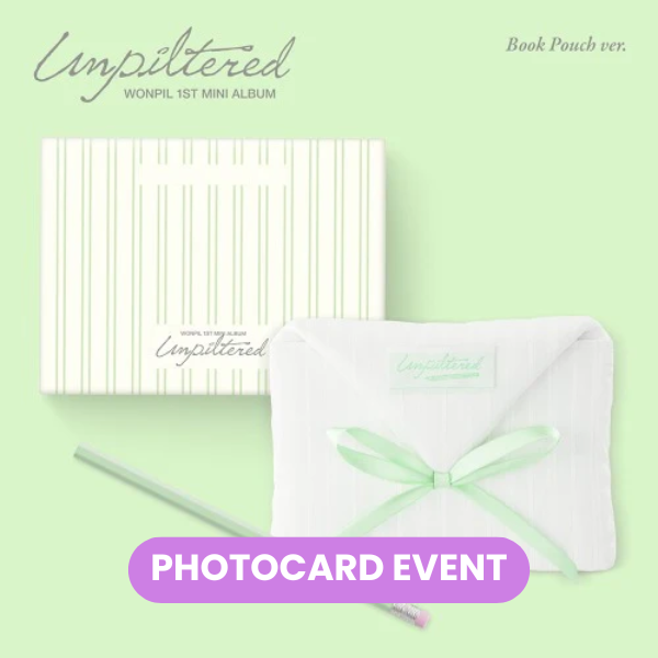 [PREORDER] WONPIL (DAY6) - Unpiltered (Book Pouch Ver.) + PHOTOCARD