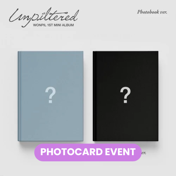 [PREORDER] WONPIL (DAY6) - Unpiltered (Photobook Ver.) + PHOTOCARD