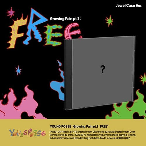 [PREORDER] YOUNG POSSE - Growing Pain pt.1 : Free (Jewel Case Ver.)