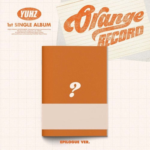 [PREORDER] YUHZ - Orange Record (Epilogue Ver.)