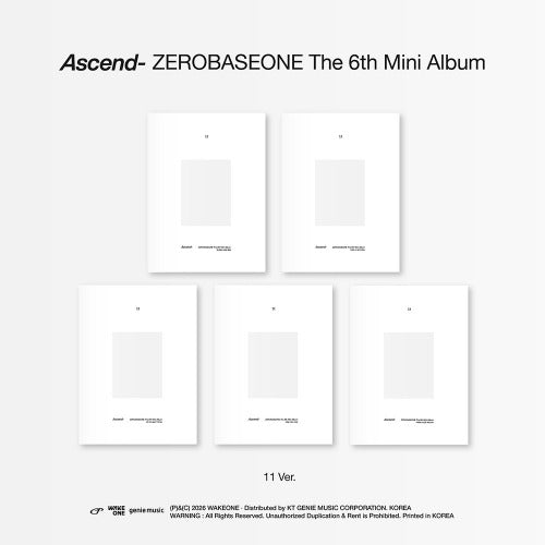 [PREORDER] ZEROBASEONE - Ascend- (11 Ver.)