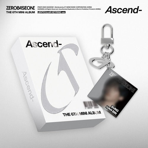 [PREORDER] ZEROBASEONE - Ascend- (Lenticular Keyring Ver.)