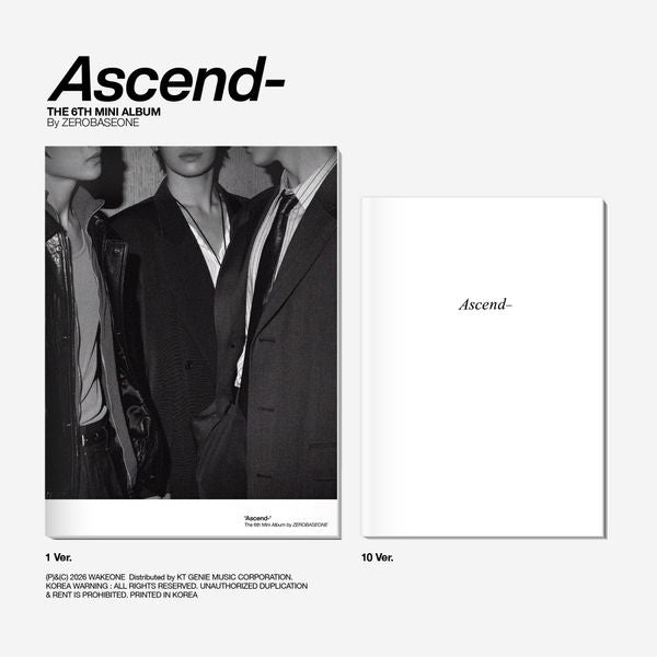 ZEROBASEONE - Ascend- (Photobook Ver.) ✅