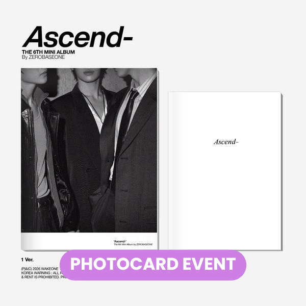 ZEROBASEONE - Ascend- (Photobook Ver.) + PHOTOCARD ✅