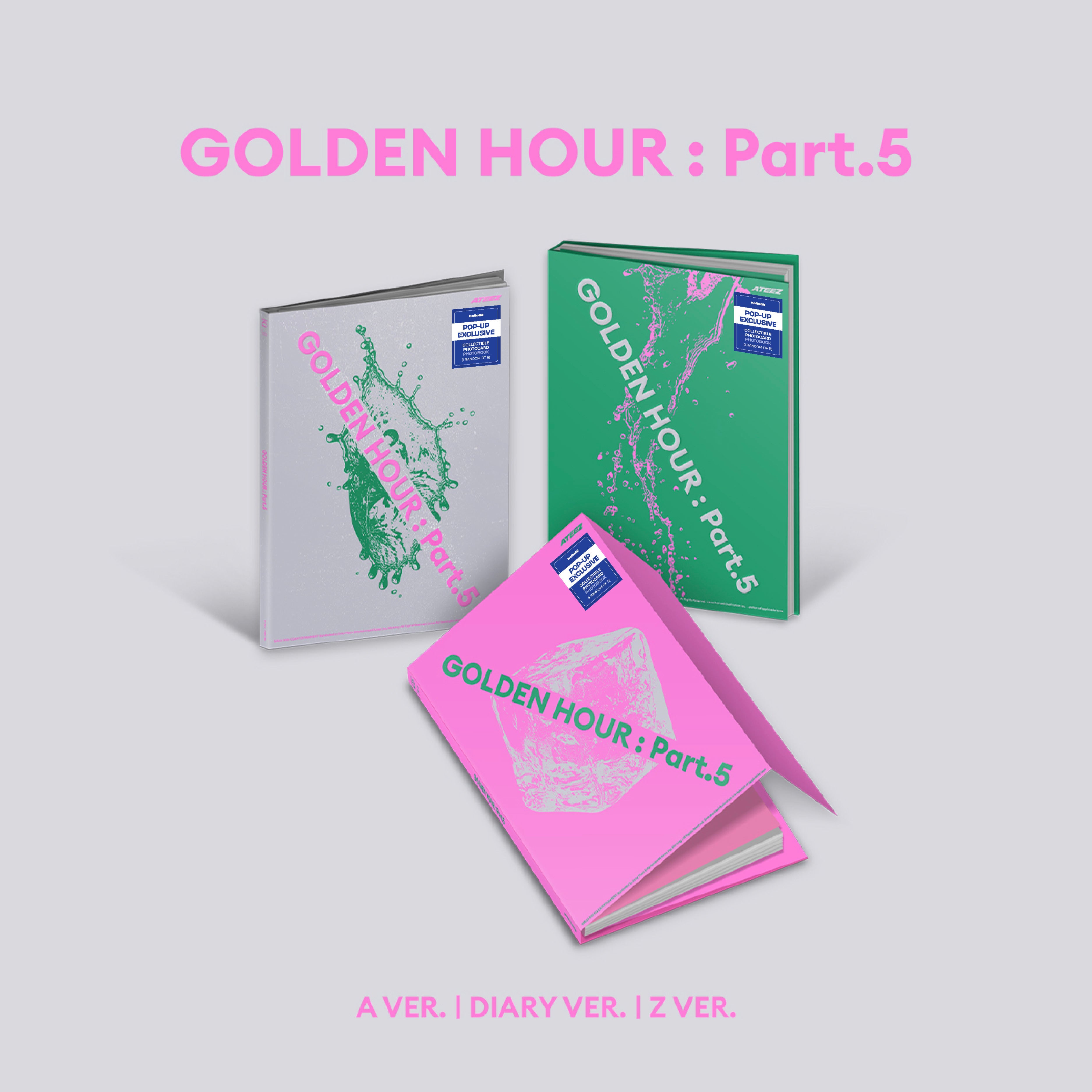 [PREORDER] ATEEZ - GOLDEN HOUR : Part.5 - POP-UP Exclusive