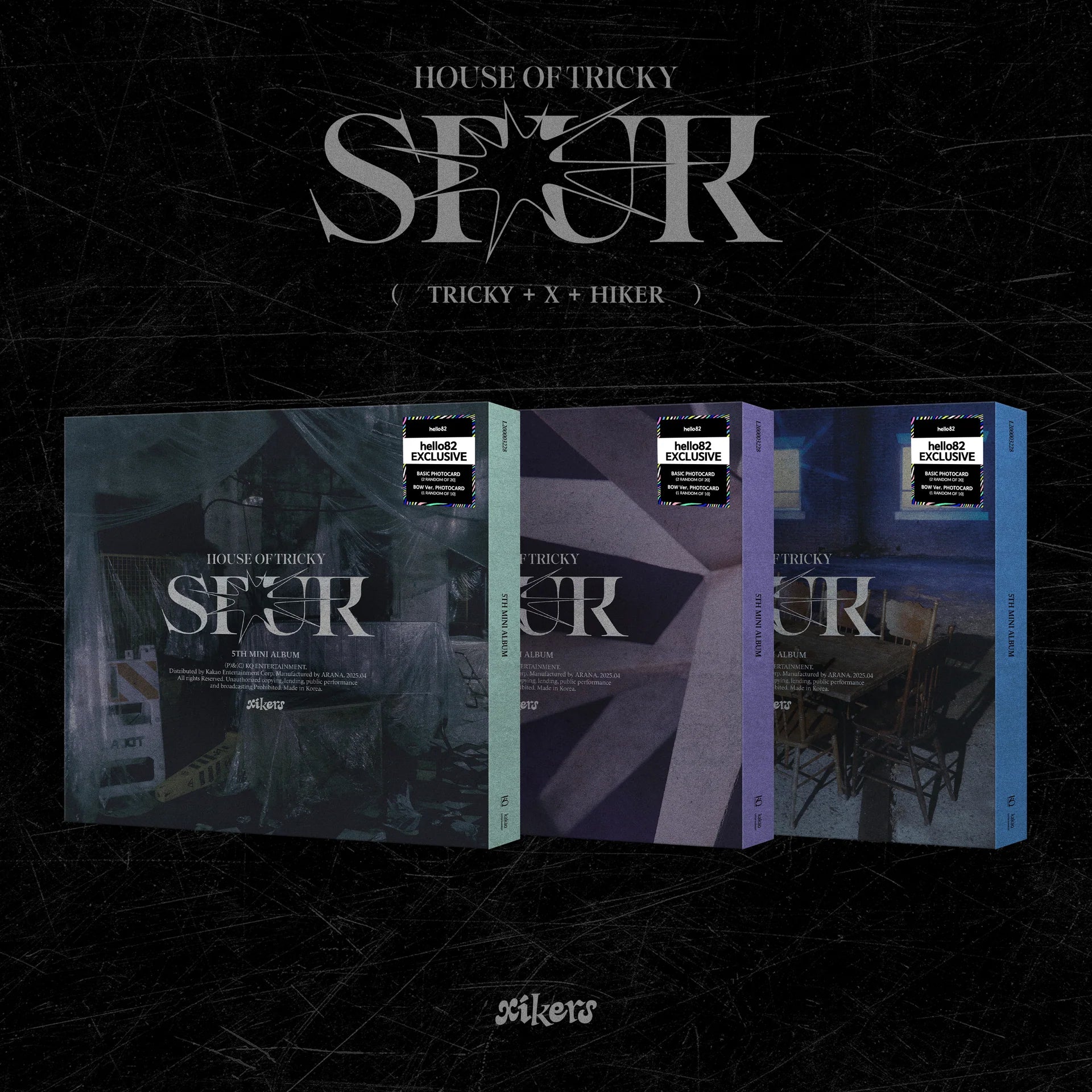 [hello82] XIKERS - House Of Tricky : Spur POP-UP Exclusive ✅