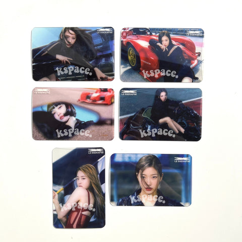 LE SSERAFIM - FEARLESS OFFICIAL TRANSPARENT PREORDER BENEFIT PHOTOCARDS ✅