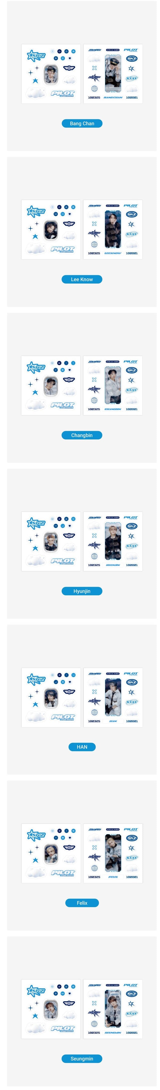 STRAY KIDS - PILOT : FOR 5 STAR SMARTPHONE DECO SET ✅