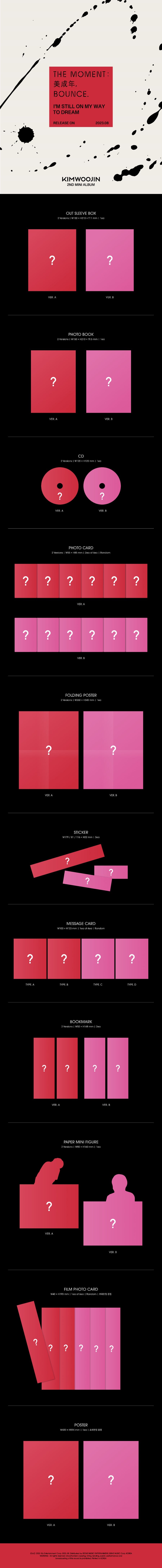 KIM WOO JIN - THE MOMENT : 美成年, BOUNCE. ✅