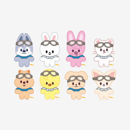 STRAY KIDS - SKZOO PILOT : FOR 5 STAR 10CM PLUSH✅
