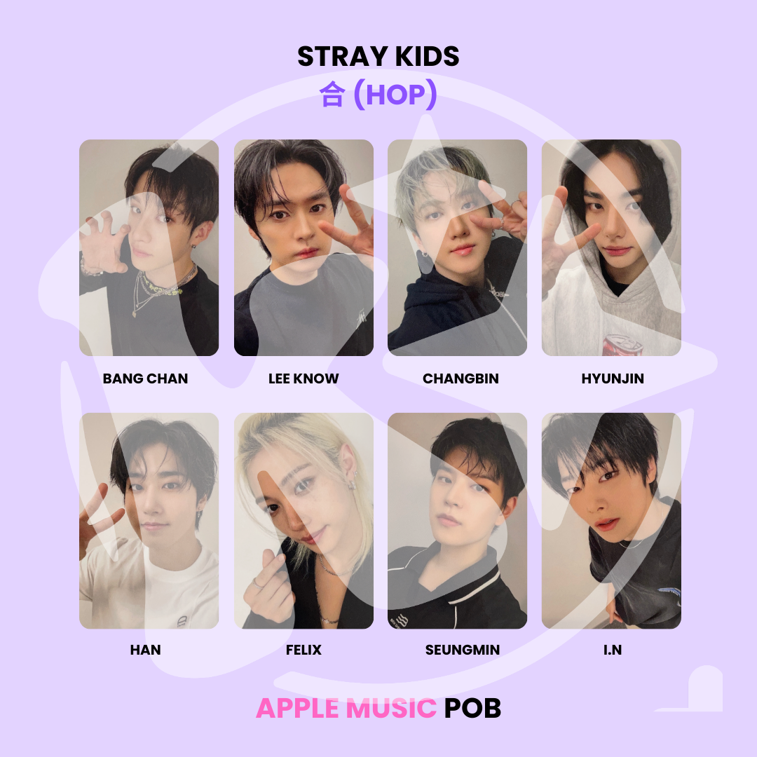 STRAY KIDS - 合 (HOP) APPLE MUSIC POB ✅