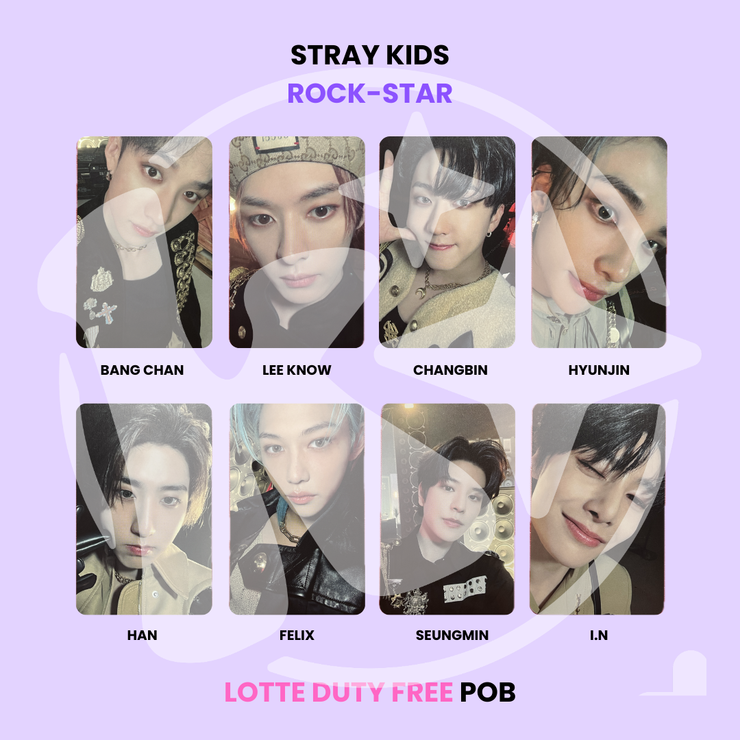 STRAY KIDS - ROCK-STAR LOTTE DUTY FREE POB ✅