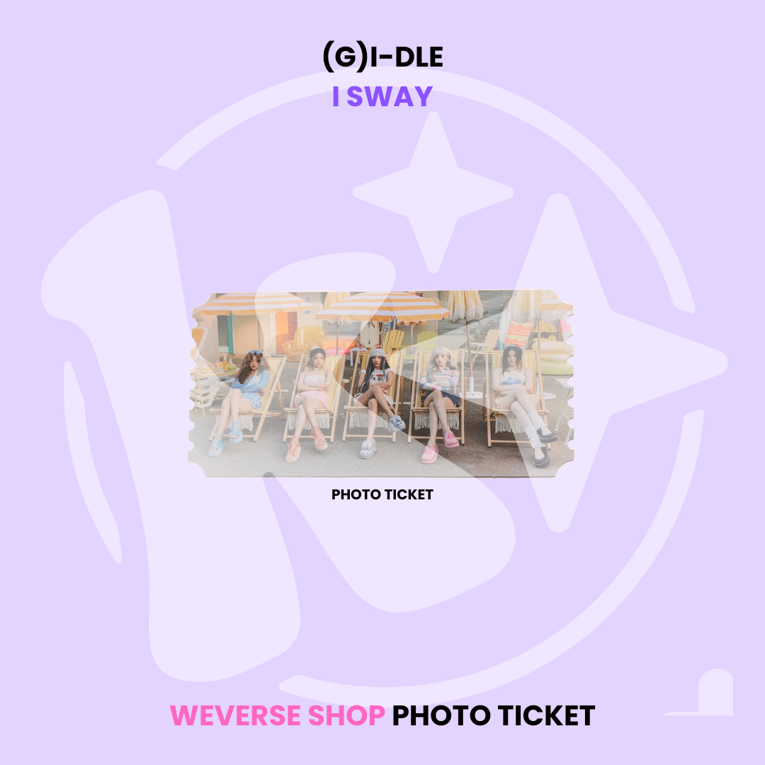 (G)I-DLE - I SWAY WEVERSE SHOP PHOTO TICKET ✅