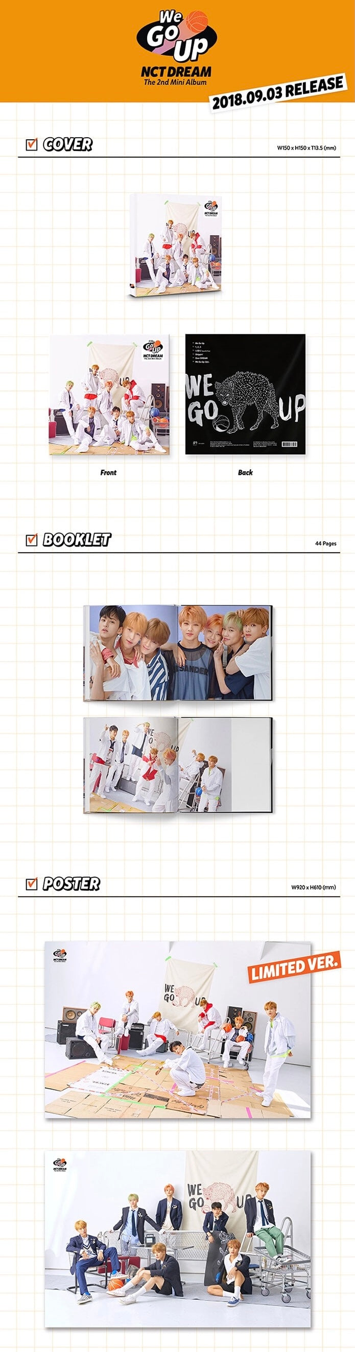 NCT DREAM - 2ND MINI ALBUM WE GO UP ✅