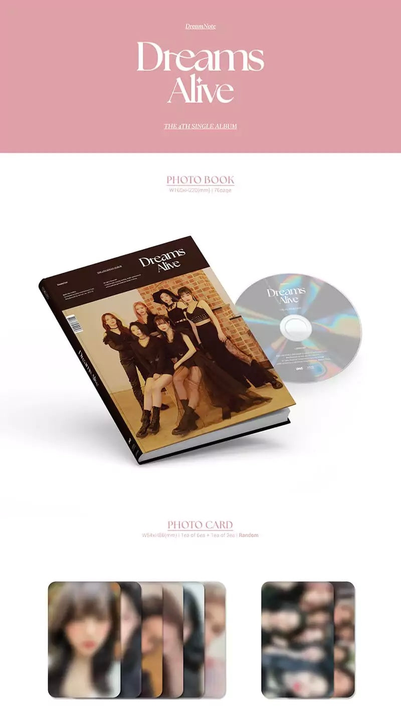 DREAMNOTE - 4TH SINGLE ALBUM DREAMS ALIVE ✅ 