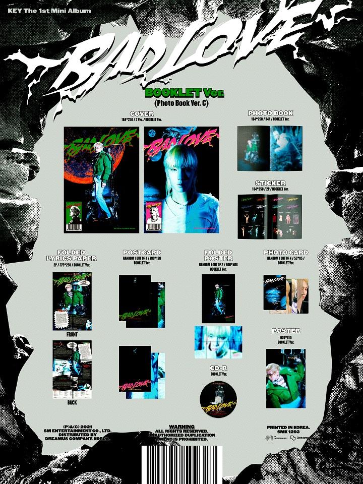 Booklet Disattack Lp KEY - 1ST MINI ALBUM BAD LOVE (BOOKLET VER.) – KSPACE