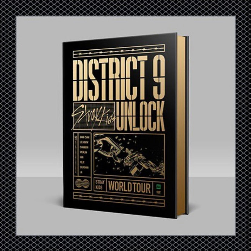 STRAY KIDS - WORLD TOUR 'DISTRICT 9 : UNLOCK' IN SEOUL DVD ✅