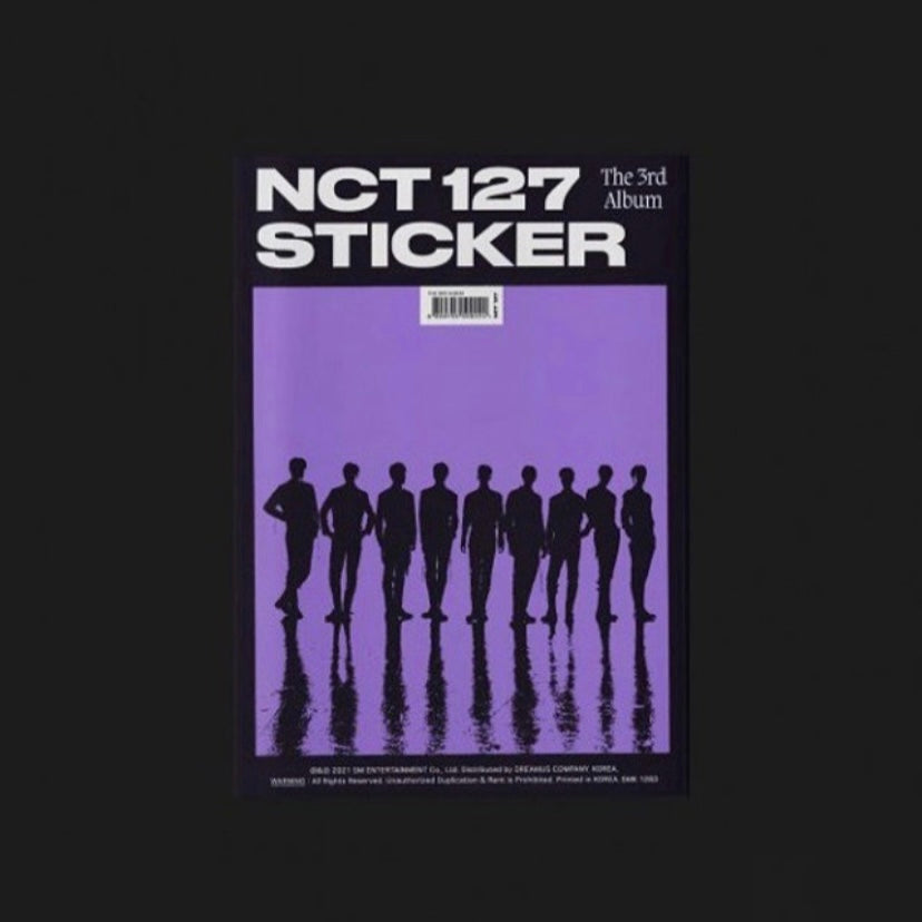 NCT 127 - 3RD ALBUM STICKER (STICKER VER.) ✅