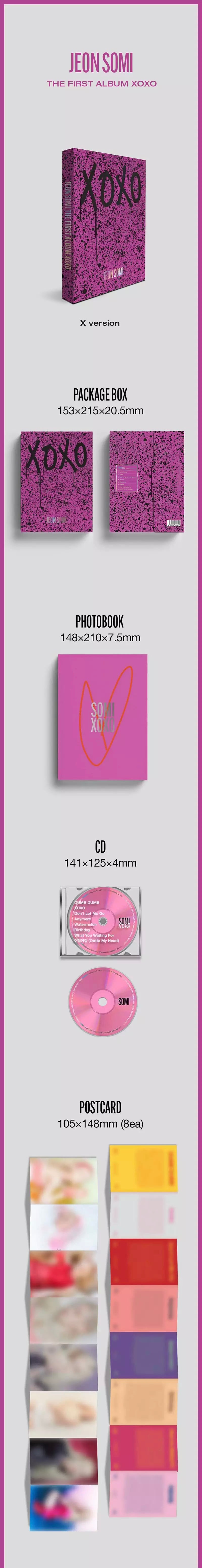 JEON SOMI - THE FIRST ALBUM XOXO (X VER.) ✅