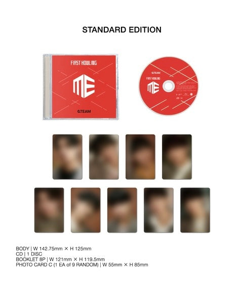 JP] &TEAM - 1ST SINGLE ALBUM FIRST HOWLING : ME ✓ – KSPACE