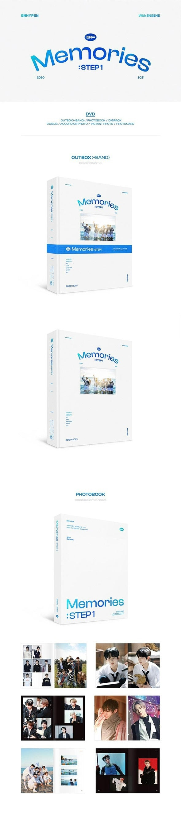 ENHYPEN - MEMORIES : STEP 1 - DVD ✅