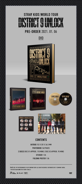 STRAY KIDS - WORLD TOUR 'DISTRICT 9 : UNLOCK' IN SEOUL DVD