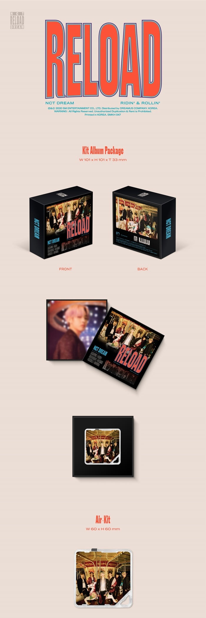 NCT DREAM - RELOAD KIT ALBUM ✅