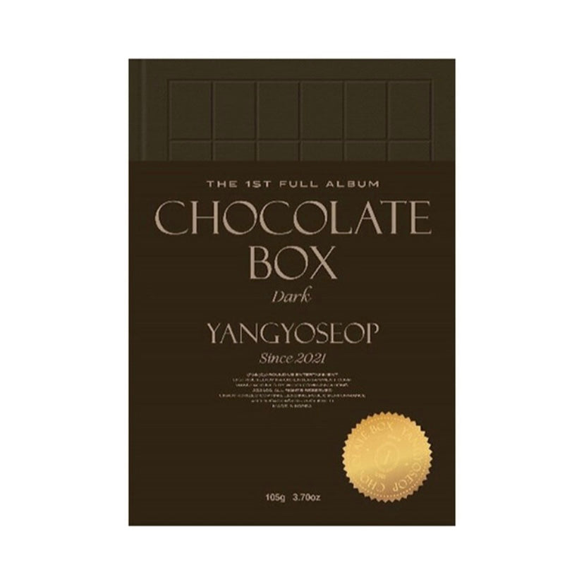 YANG YOSEOP - 1ST ALBUM CHOCOLATE BOX (DARK VER.)
