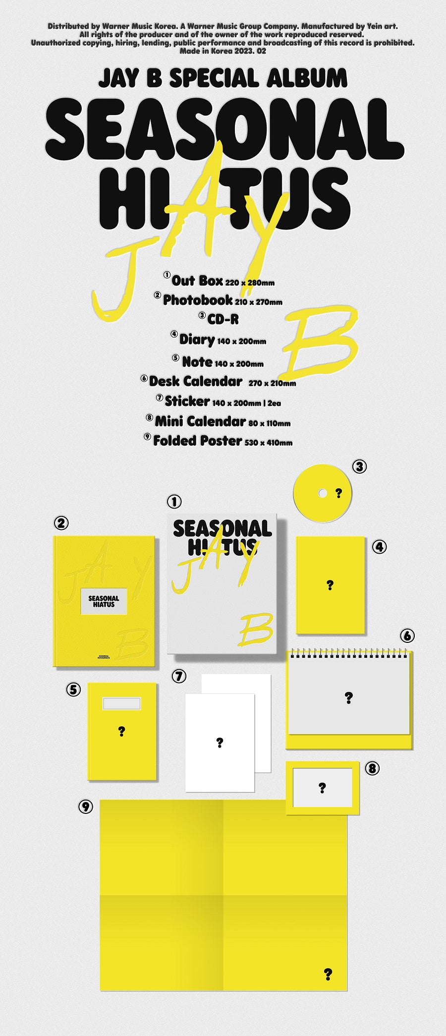 JAY B - SPECIAL ALBUM : SEASONAL HIATUS 