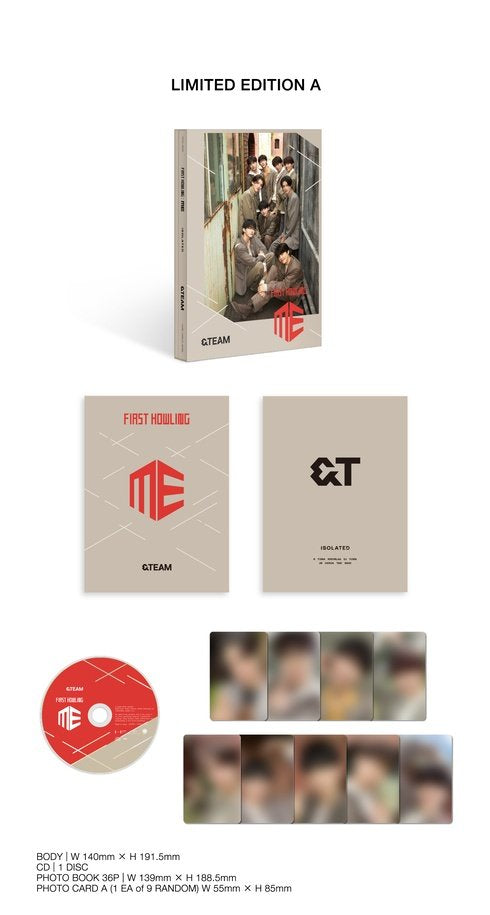 JP] &TEAM - 1ST SINGLE ALBUM FIRST HOWLING : ME ✓ – KSPACE