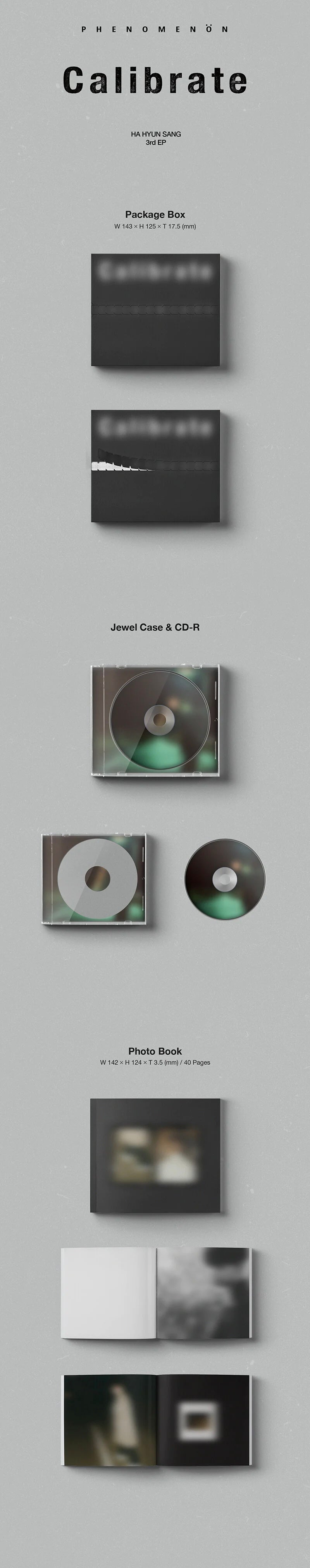 HA HYUN SANG - 3RD EP CALIBRATE