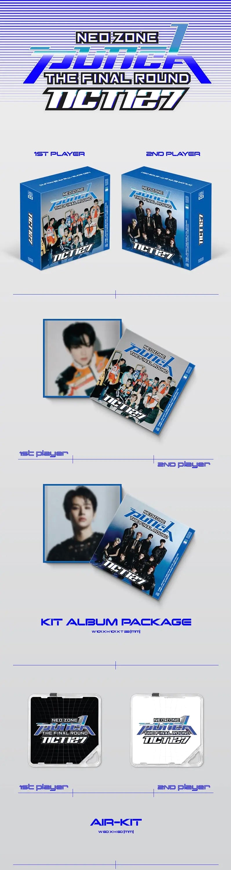 NCT 127 - 2ND ALBUM REPACKAGE NEO ZONE THE FINAL ROUND KIT ALBUM ✅