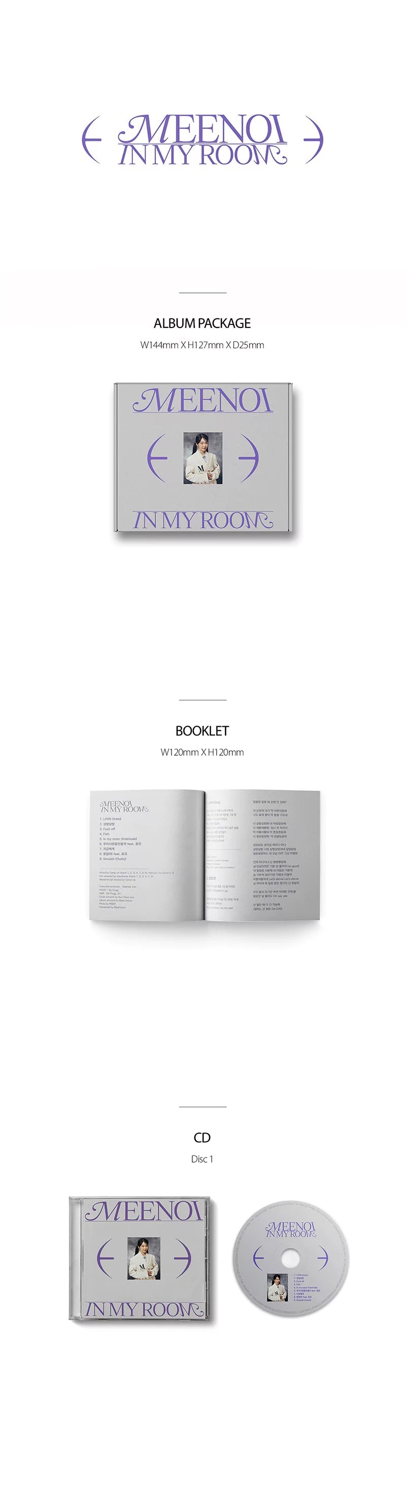 MEENOI - 1ST ALBUM IN MY ROOM