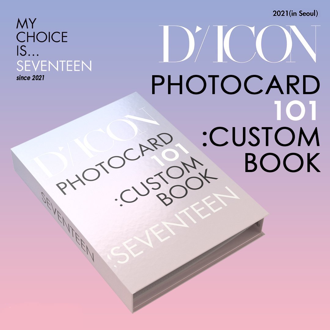 SEVENTEEN - DICON PHOTOCARD CUSTOM BOOK ✅