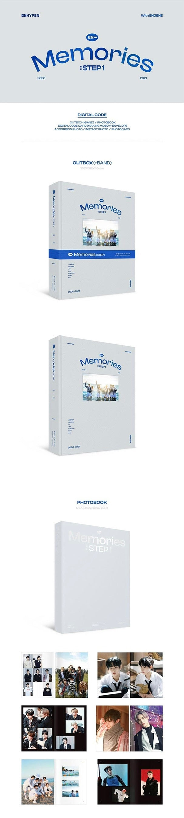 ENHYPEN - MEMORIES : STEP 1 - DIGITAL CODE ✅