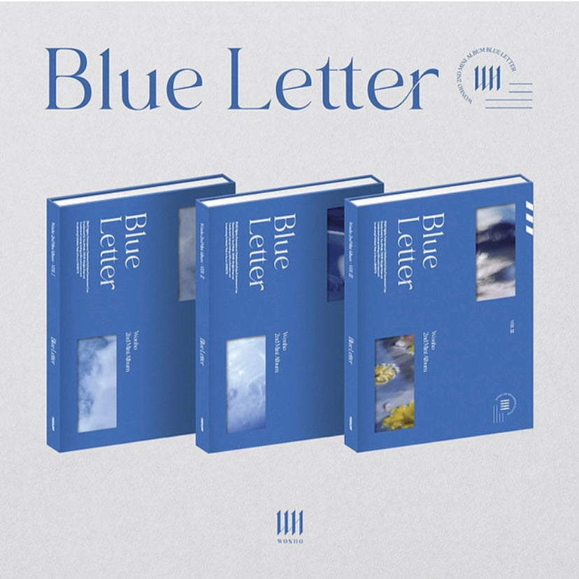 WONHO - 2ND MINI ALBUM - BLUE LETTER ✅