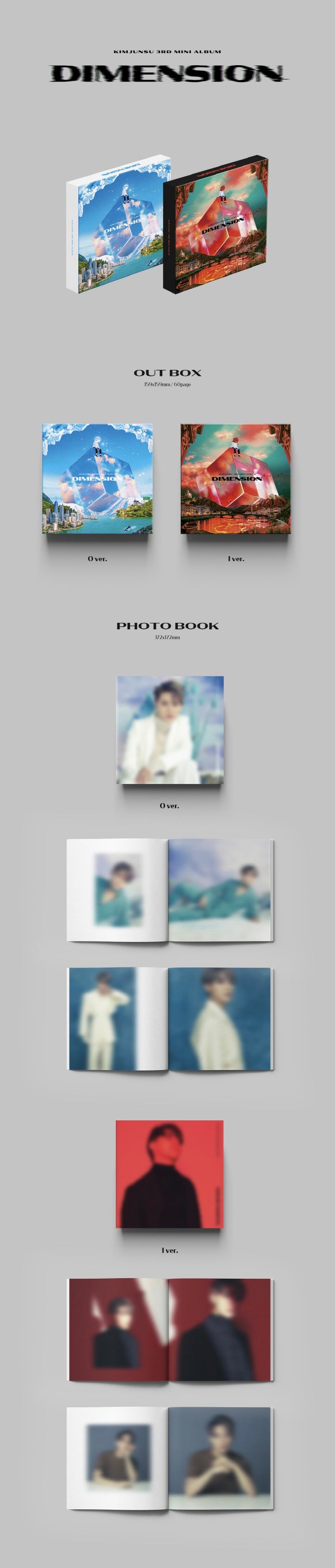KIMJUNSU (XIA) - 3RD MINI ALBUM DIMENSION 
