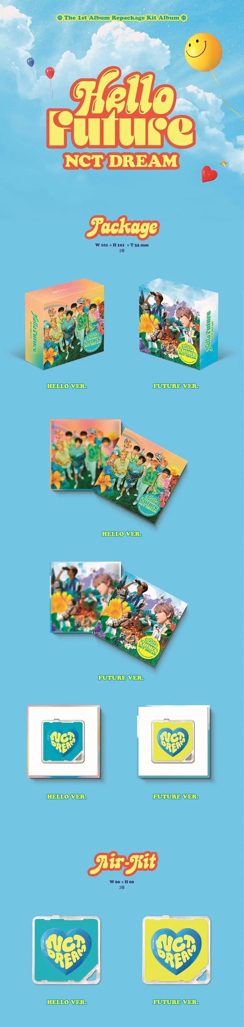 NCT DREAM - 1ST ALBUM HELLO FUTURE (KIT VER.) ✅ 