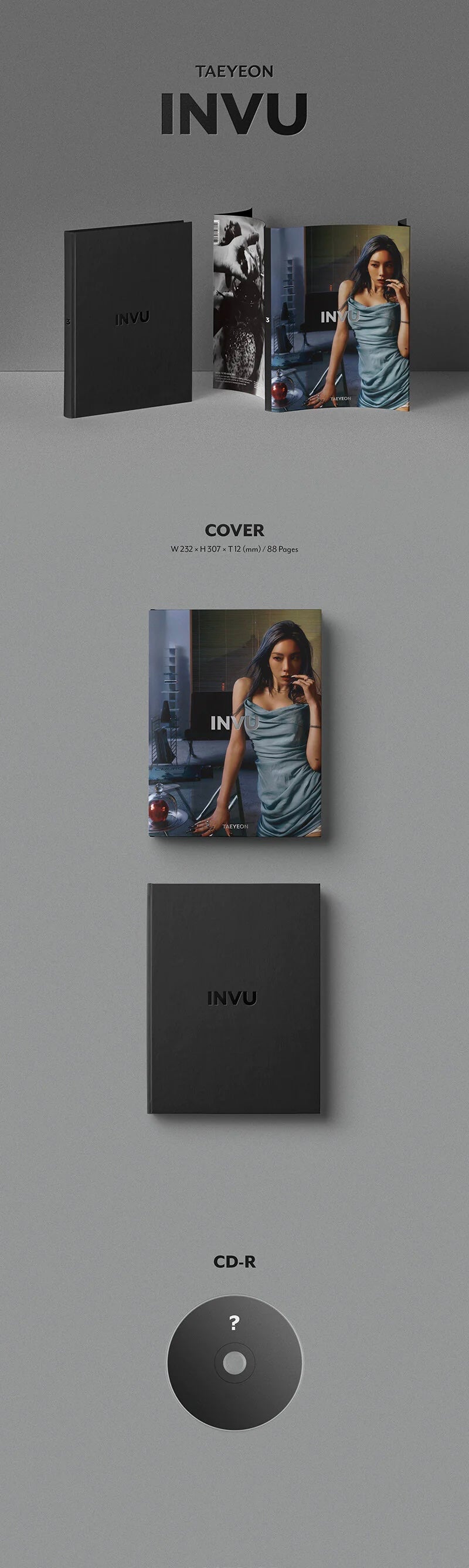 テヨン INVU 限定盤 アルバム envy ver. トレカなし 少女時代 CD
