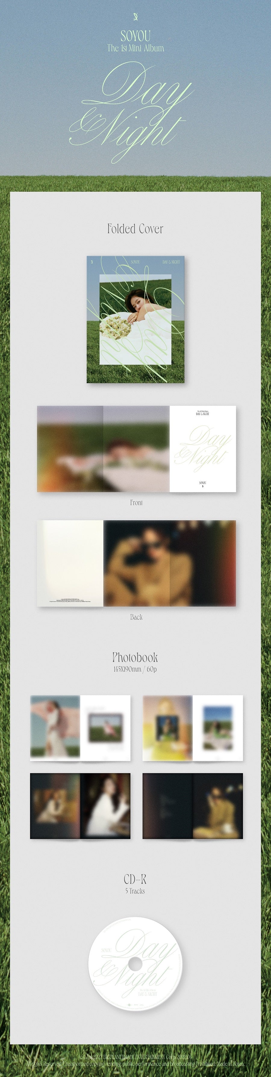 SOYOU - 1ST MINI ALBUM DAY &amp; NIGHT 