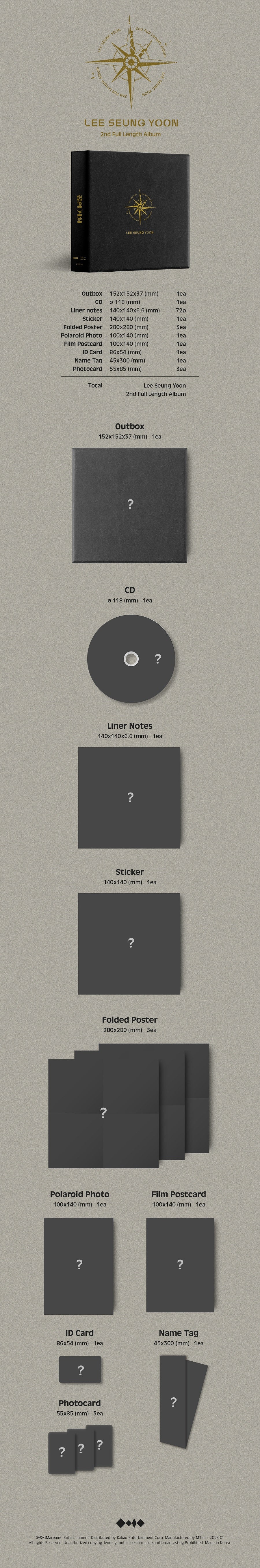 LEE SEUNG YOON - 2ND FULL LENGTH ALBUM 