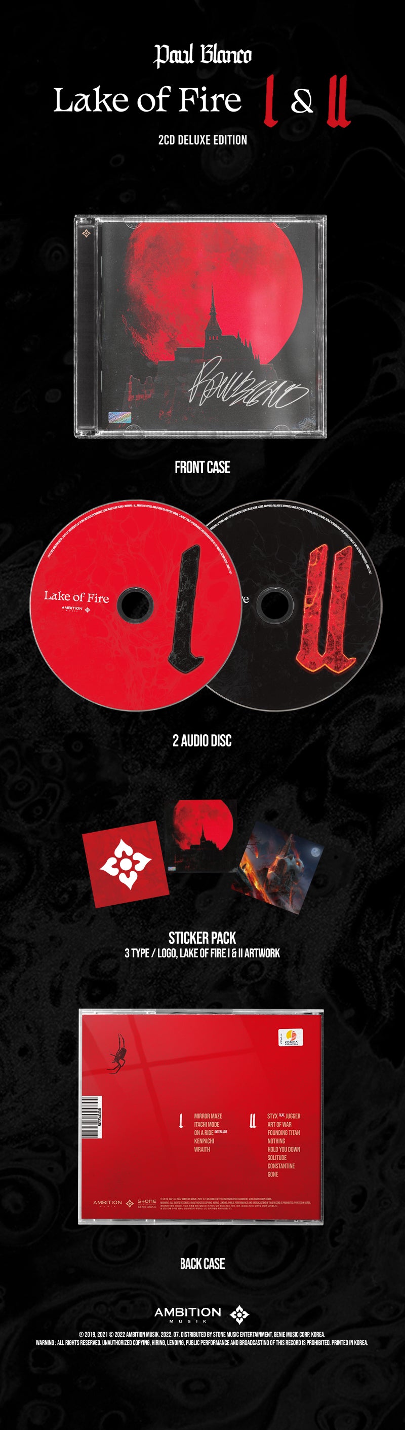 PAUL BLANCO - LAKE OF FIRE 1&amp;2 