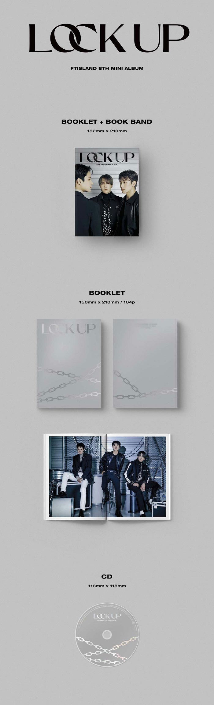 FTISLAND - 8TH MINI ALBUM LOCK UP