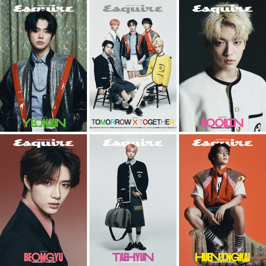 TXT - ESQUIRE MAGAZINE 2023 FEBRUARY ISSUE COVER ✅