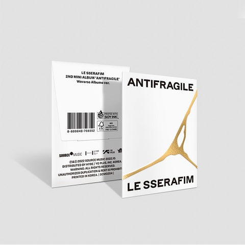 LE SSERAFIM - ANTIFRAGILE (WEVERSE ALBUMS VER.) ✅
