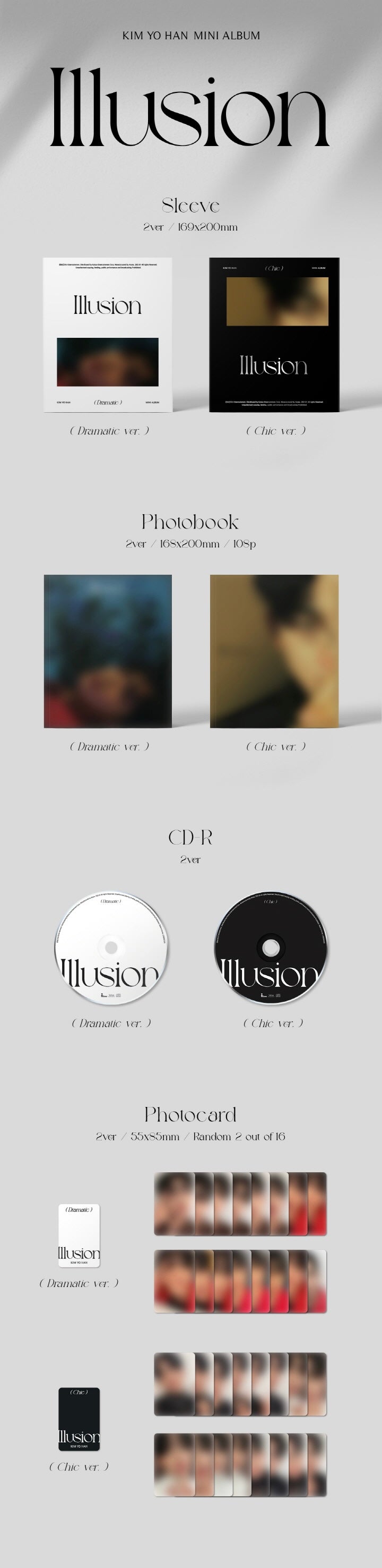 KIM YO HAN - 1ST MINI ALBUM ILLUSION