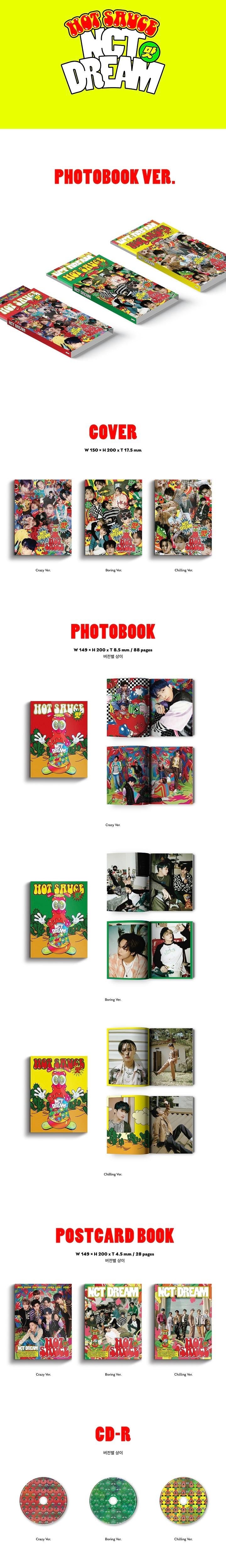 NCT DREAM - 1ST ALBUM HOT SAUCE (PHOTO BOOK VER.) ✅