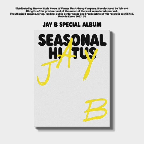 JAY B - SPECIAL ALBUM : SEASONAL HIATUS